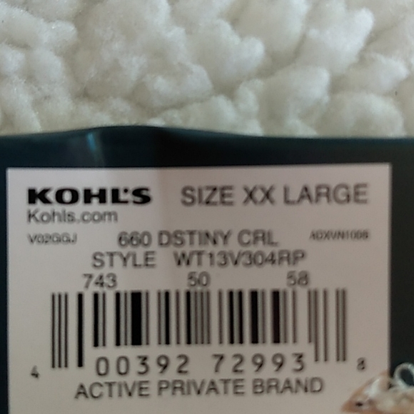 Tek Gear Workout Shorts – Orange – Floral Trim – XXL - Picture 5 of 11